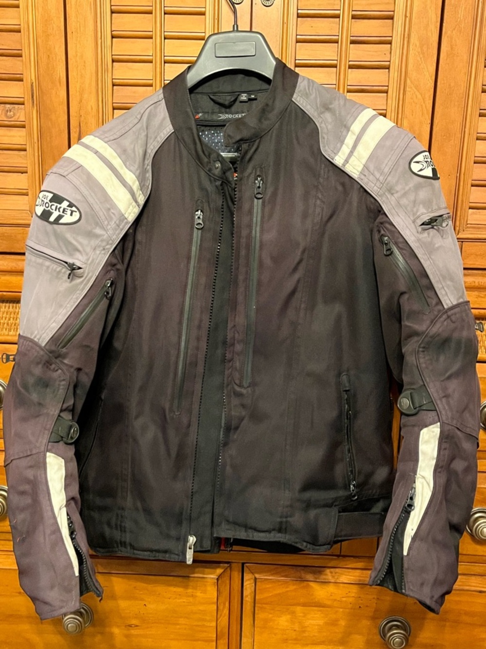 Joe Rocket Black and Gray Performance Motorcycle Jacket